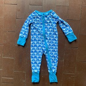 Little Sleepies Blue Rainbows 0-3M